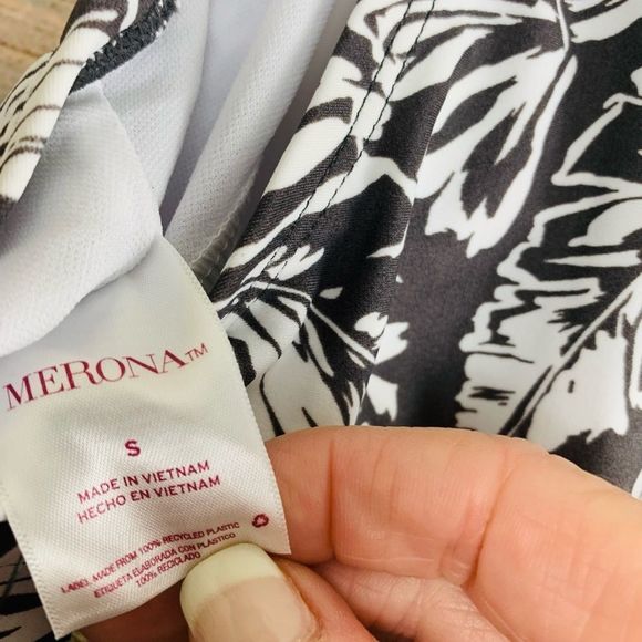 Women Sz Small Merona Racerback Swim Top NWT - Picture 3 of 6